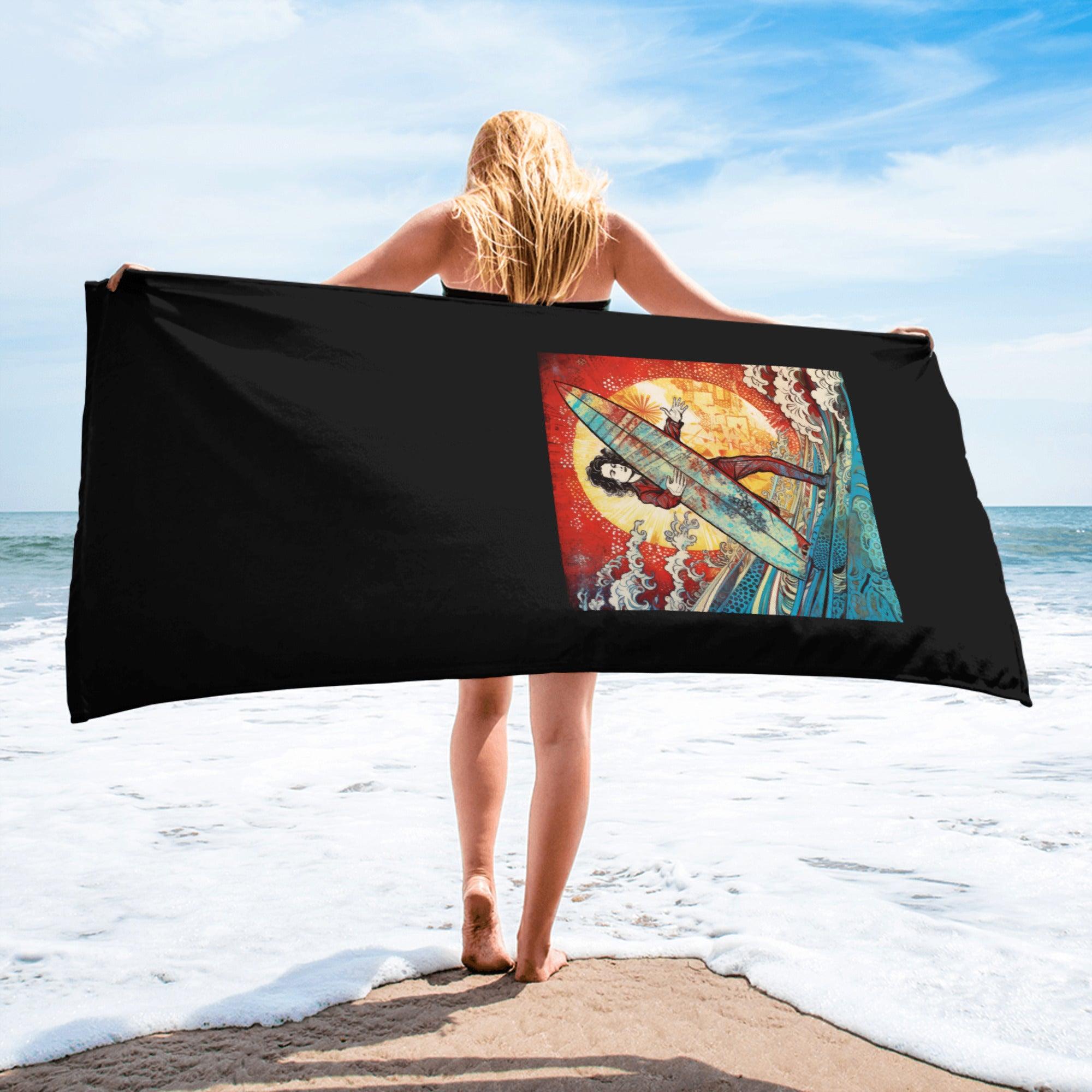 Seaside Serenity Bath Towel Embrace Coastal Tranquility - Beyond T-shirts