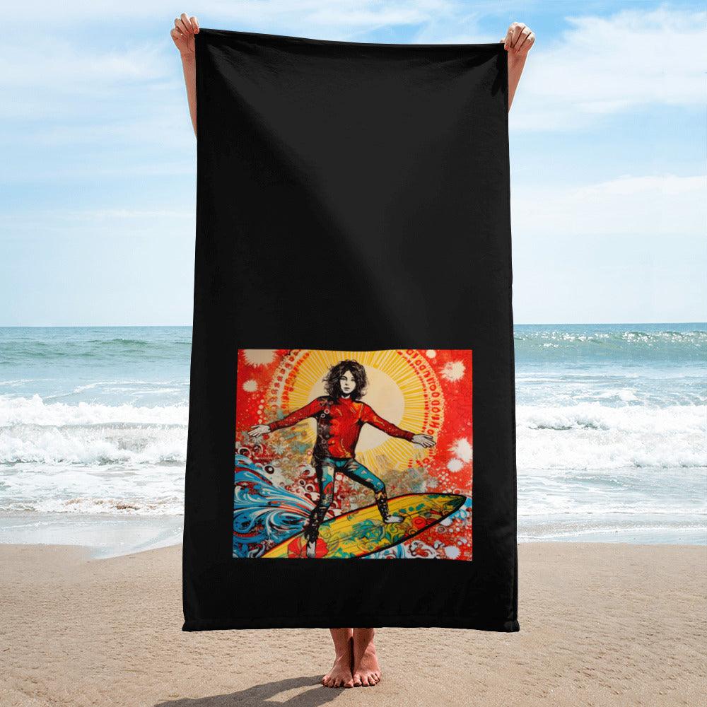 Sunset Serenity Bath Towel Catch The Coastal Calm - Beyond T-shirts