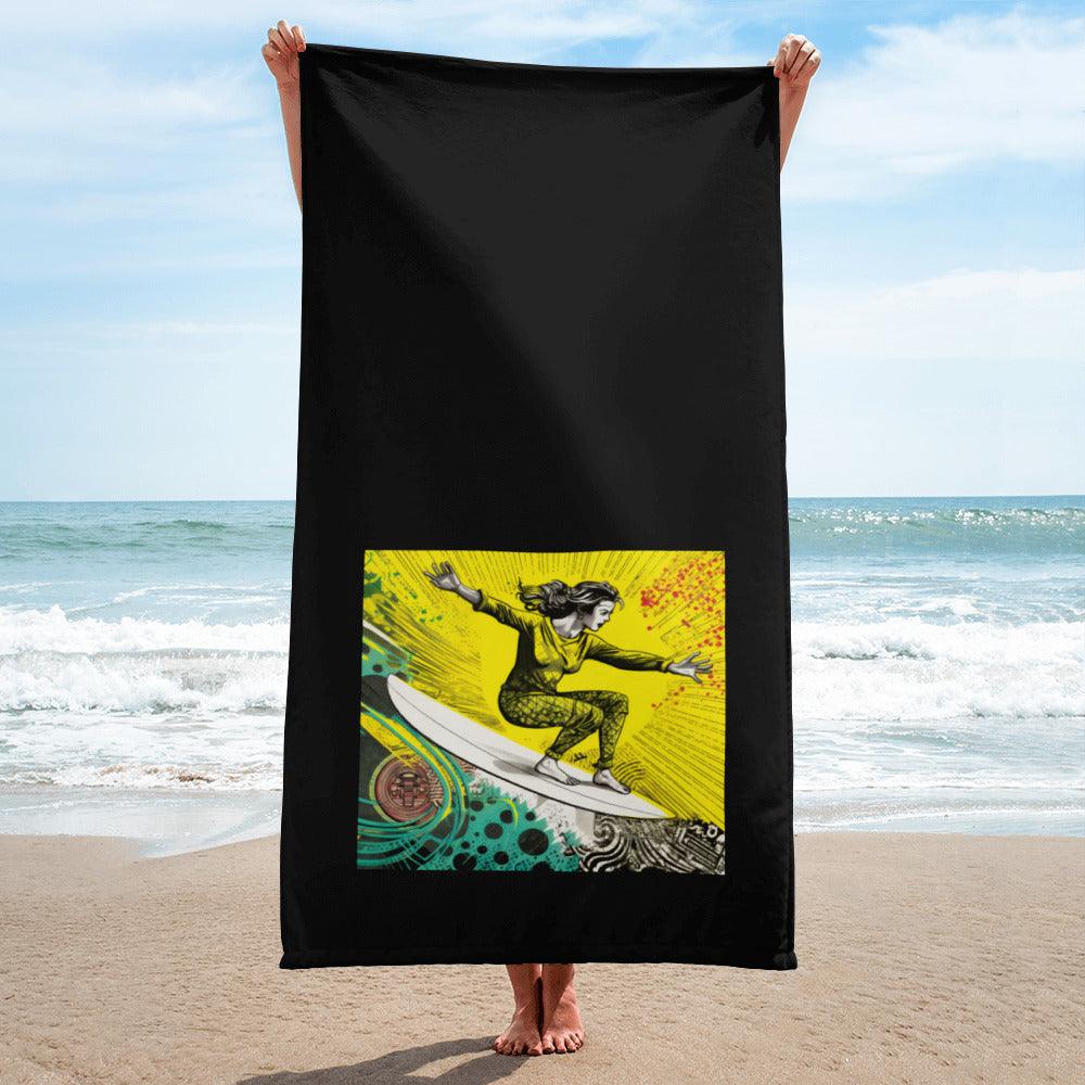 Surfing 1 10 Towel - Beyond T-shirts