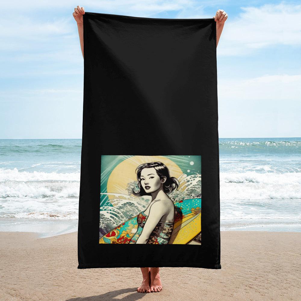 Surfing 1 43 Towel - Beyond T-shirts