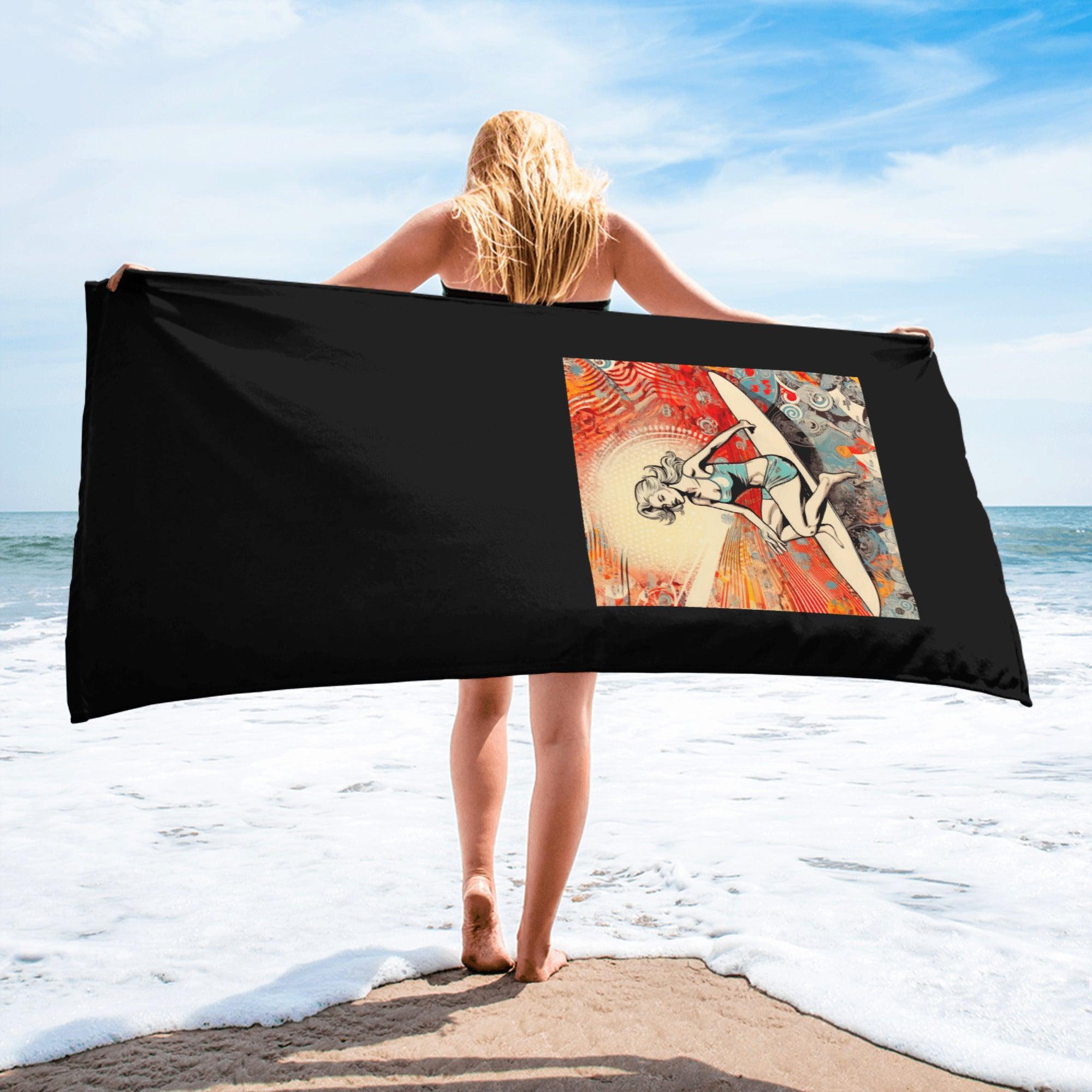 Surfing Dream Beach Towel - Beyond T-shirts