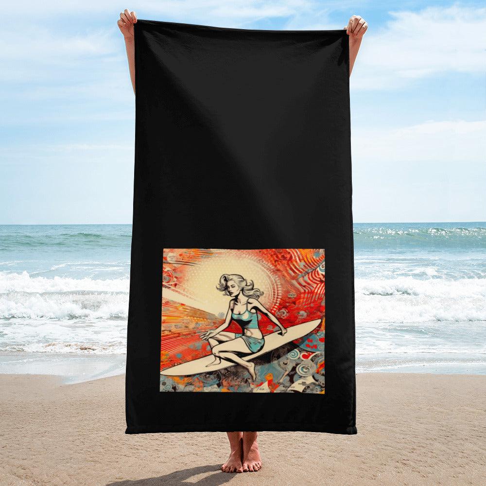 Surfing Dream Beach Towel - Beyond T-shirts