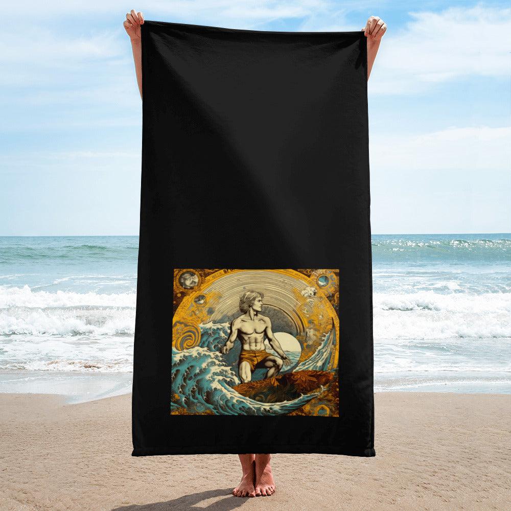 Surfing Bliss Bath Towel - Beyond T-shirts