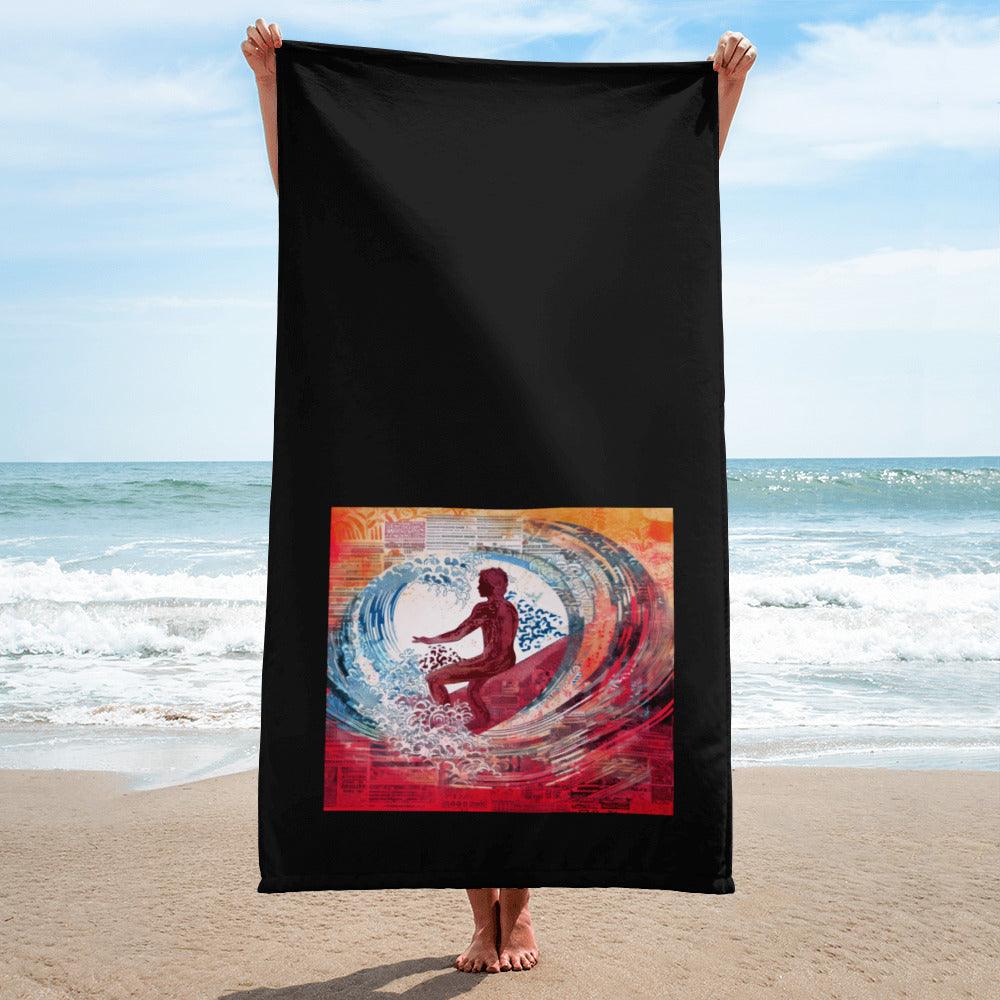 Seaside Surf Beach Towel - Beyond T-shirts