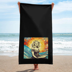 Surfing Adventure Bath Towel - Beyond T-shirts