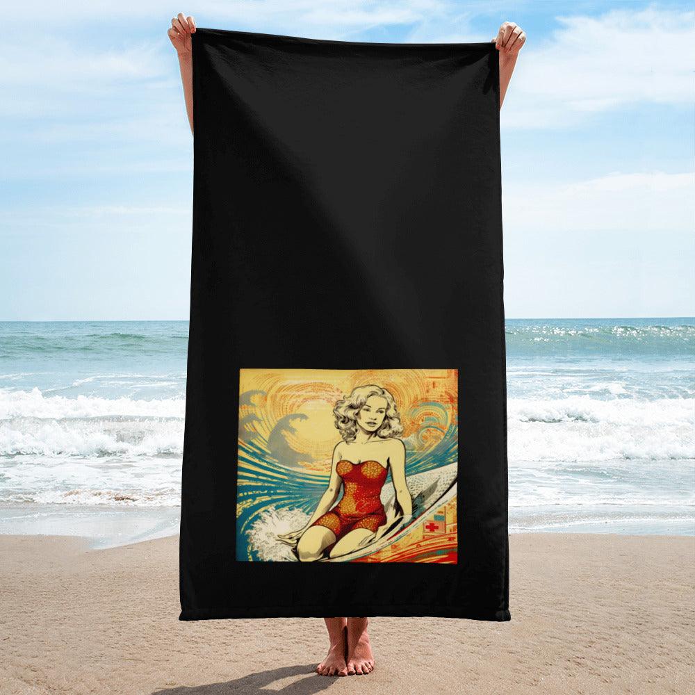 Surfing Escape Bath Towel - Beyond T-shirts