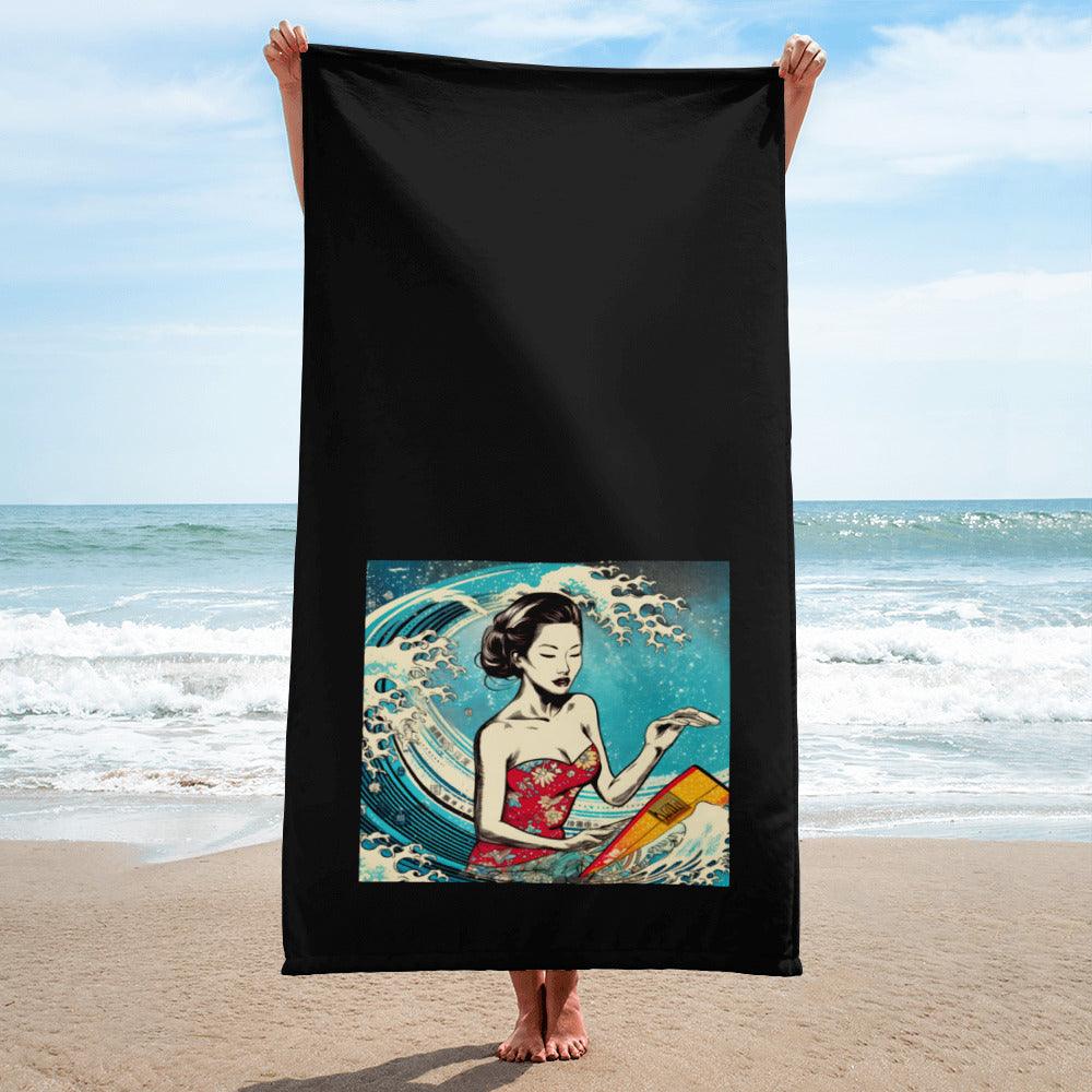 Seaside Magnificence Bath Sheet - Beyond T-shirts