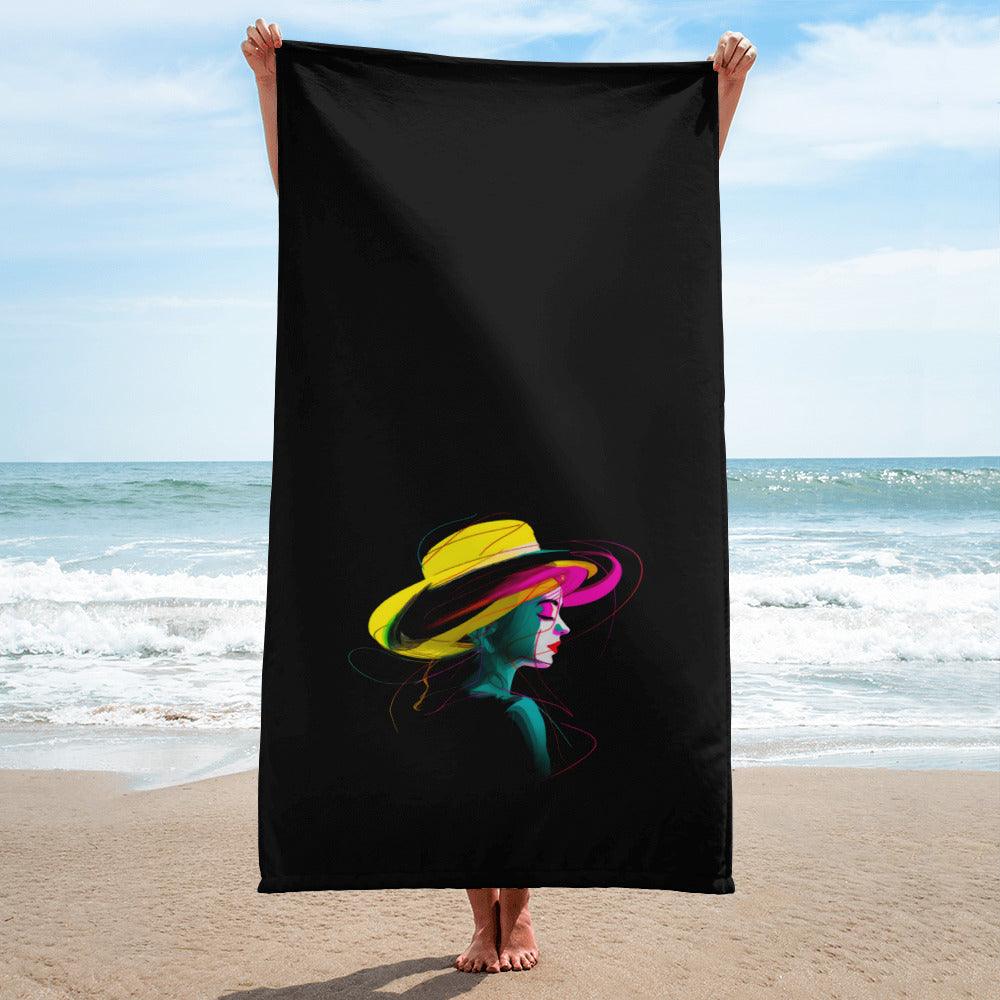 Whimsical Animal Fashion Bath Towel - Beyond T-shirts