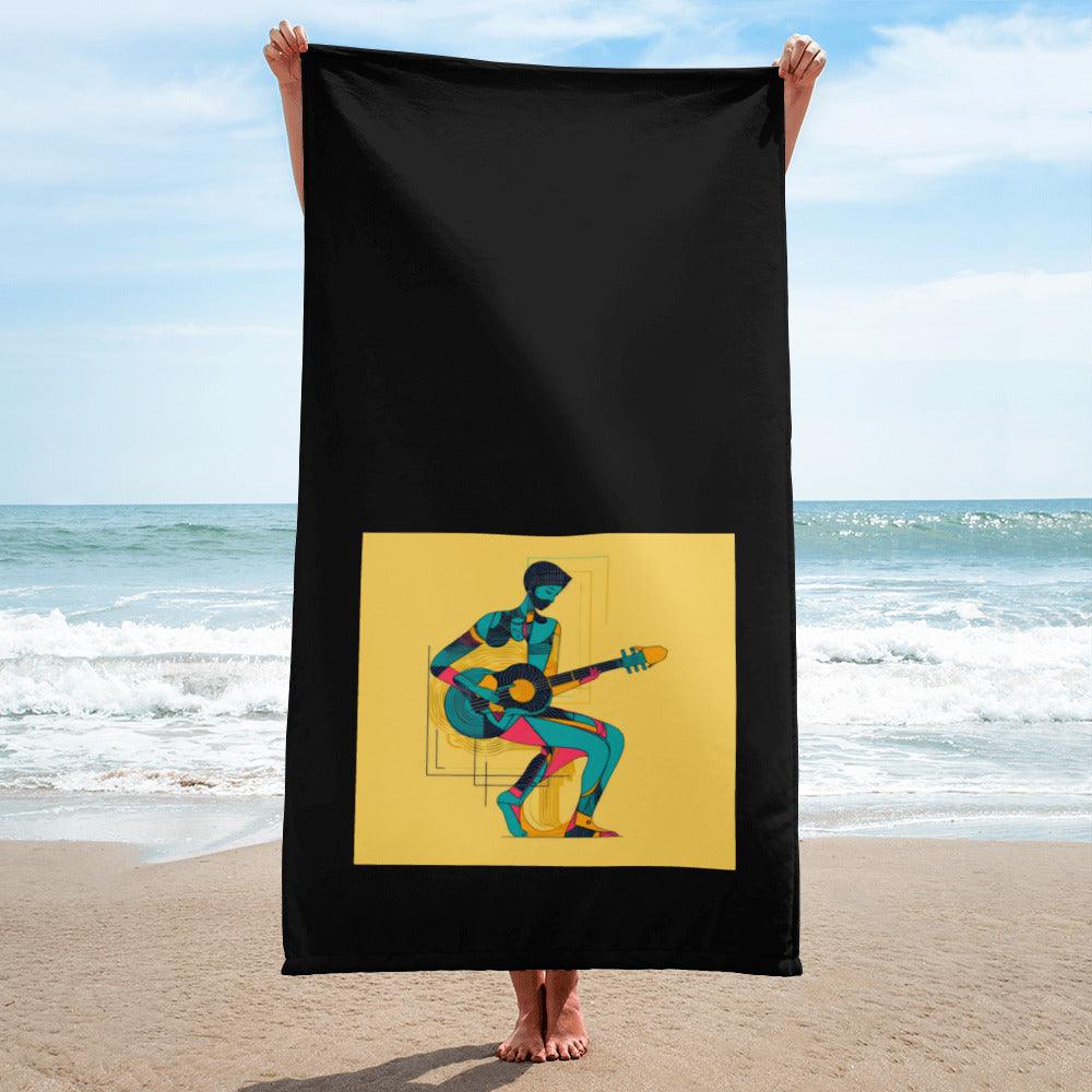 Runway Glamour Fashion Bath Towel - Beyond T-shirts