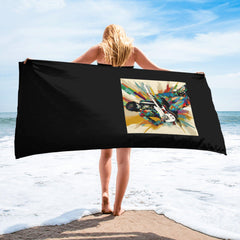 Runway Couture Bath Towel - Elegance Fusion - Beyond T-shirts