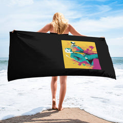 Glamorous Runway Moments Bath Towel - Haute Couture Luxury - Beyond T-shirts