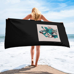 Fashion Fusion Bath Towel - Runway Harmony - Beyond T-shirts