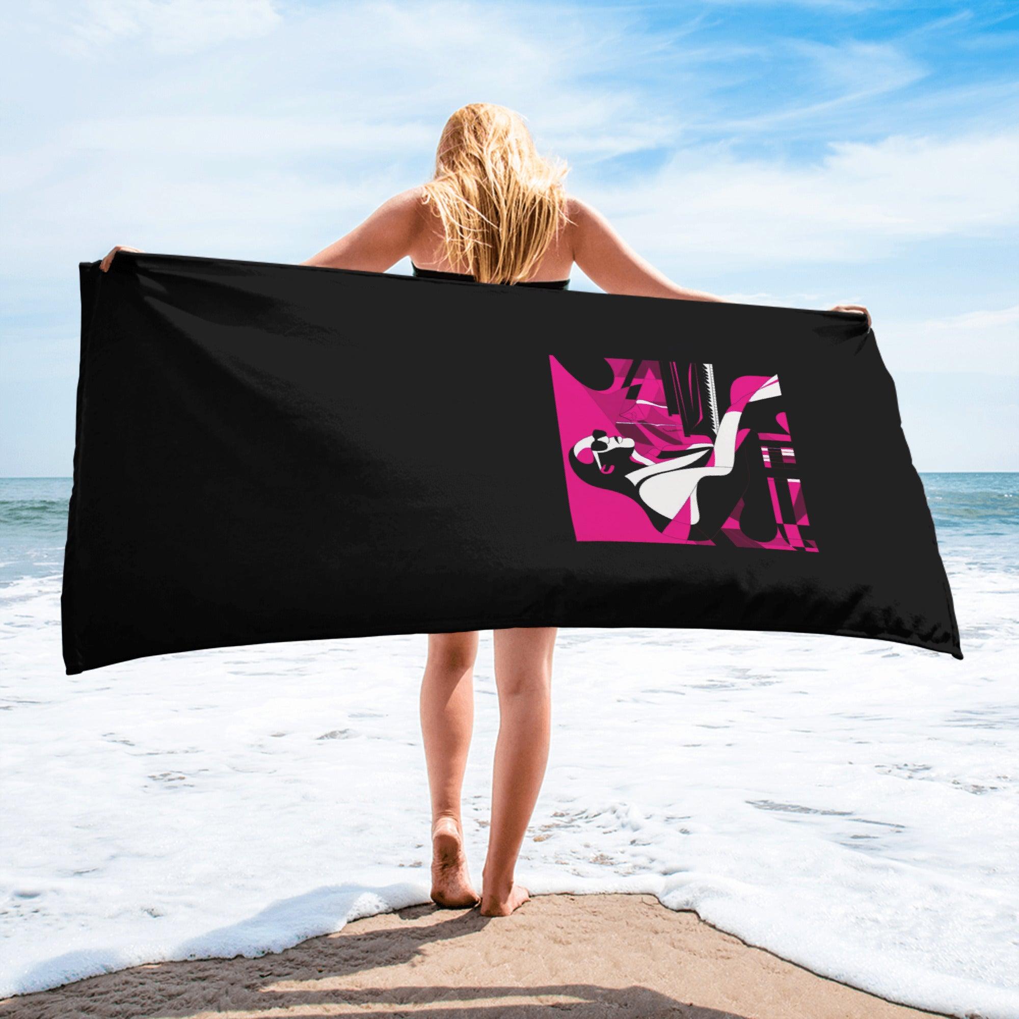 Chic Couture Bath Towel - Fashion Fusion - Beyond T-shirts