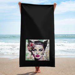 Musical Flourish Bath Towel - Beyond T-shirts