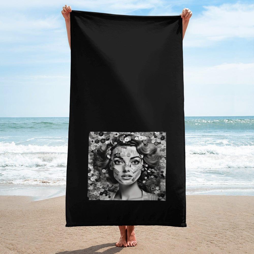 Vintage Vinyl Bath Towel - Beyond T-shirts