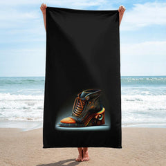 NeoGlide Futuristic Shoe Bath Towel Ensemble - Beyond T-shirts