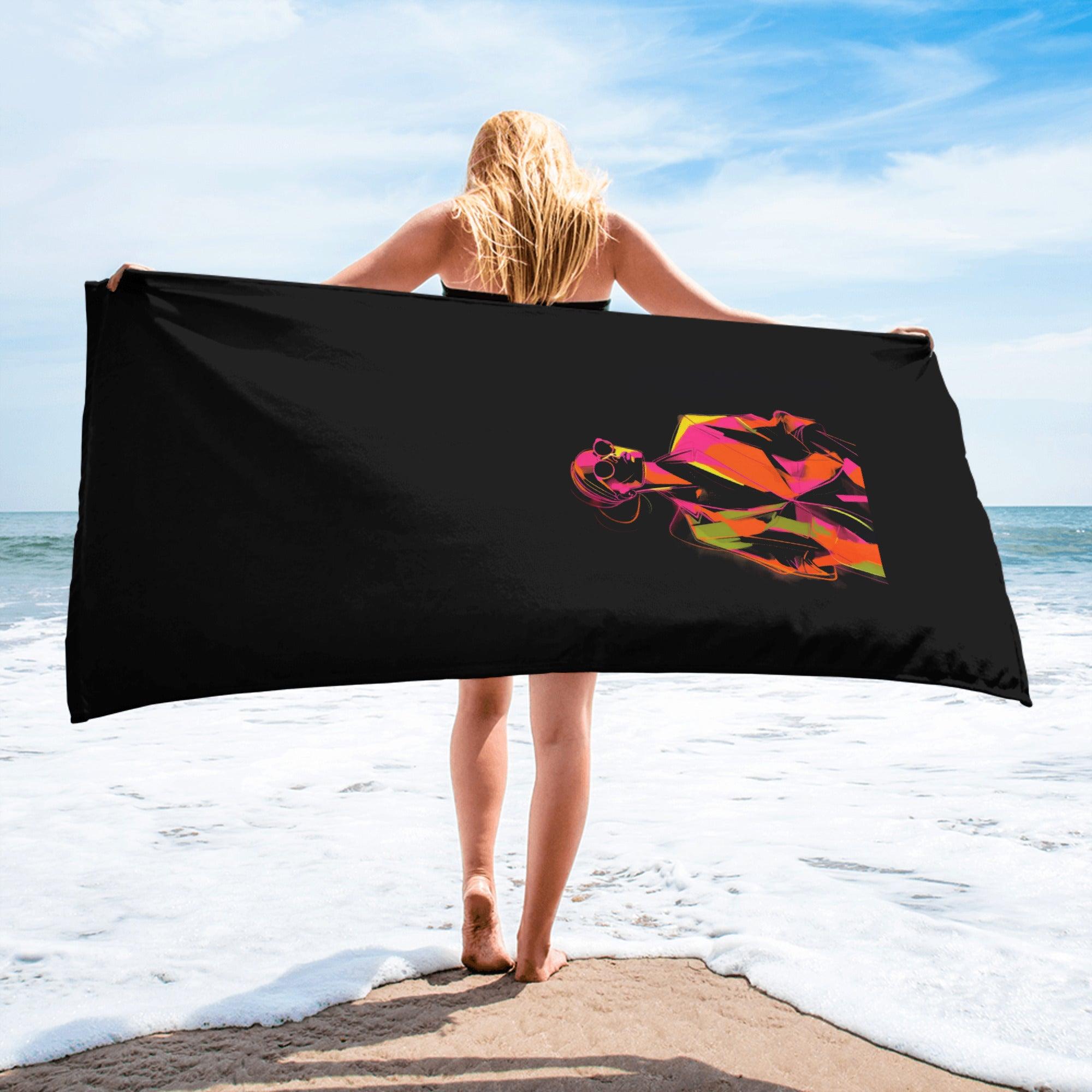 Galaxy-Themed Bath Sheet - Beyond T-shirts