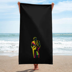 Rainbow Tie-Dye Beach Towel - Beyond T-shirts