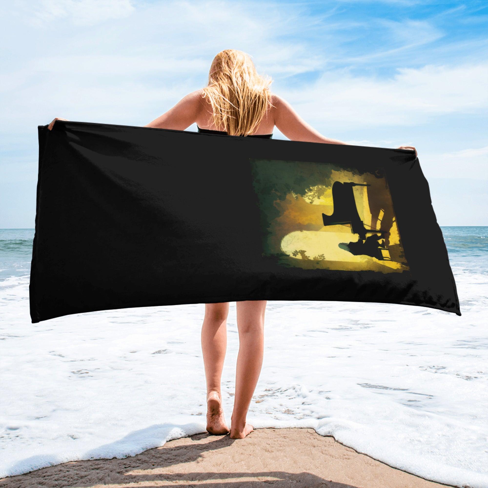 Rock 'n' Roll Retreat Bath Towel - Beyond T-shirts