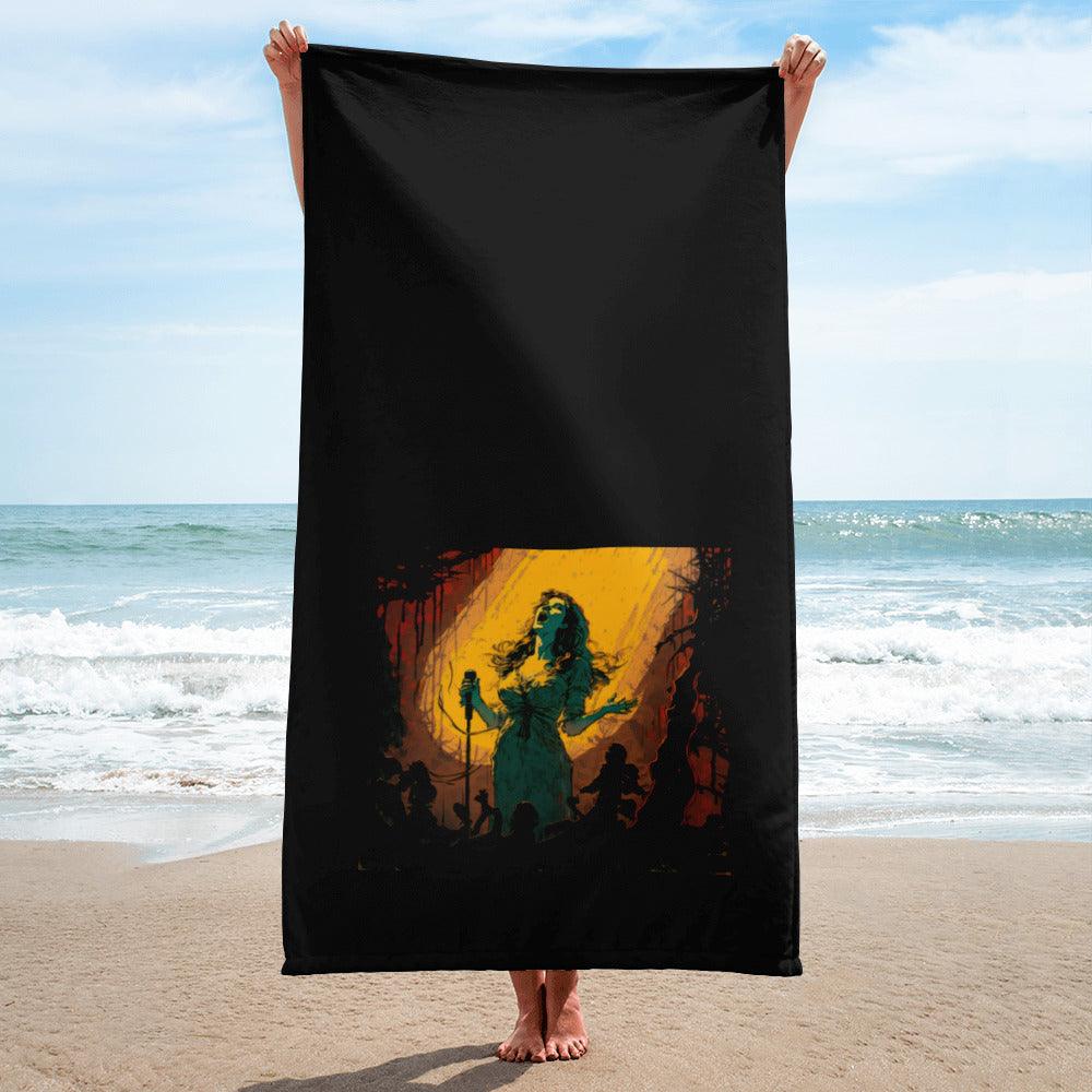 Musician's Sanctuary Bath Towel - Beyond T-shirts