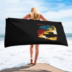 Bassline Groove Bath Towel - Beyond T-shirts