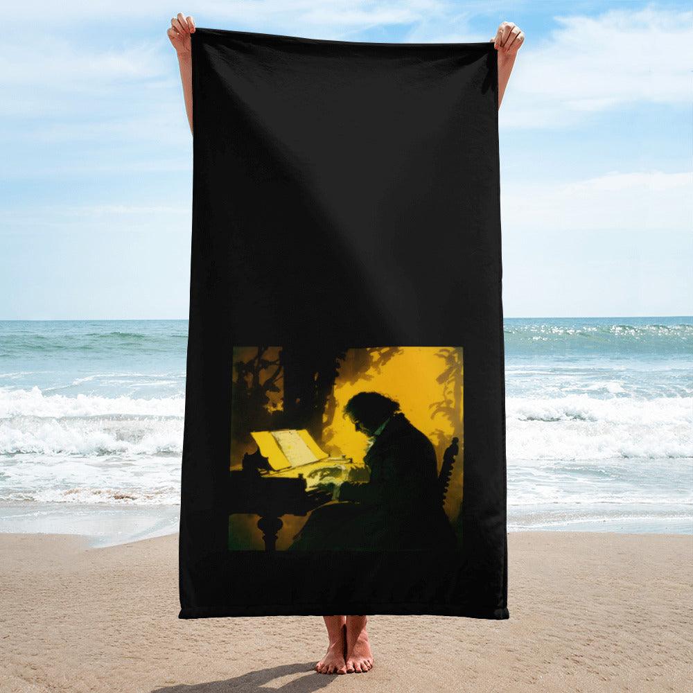 Rockstar Vibes Bath Towel - Beyond T-shirts