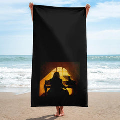 Guitar Solo Bath Towel - Beyond T-shirts