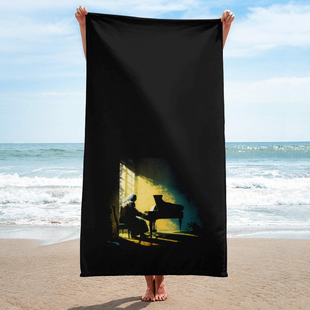 Classical Crescendo Bath Towel - Beyond T-shirts