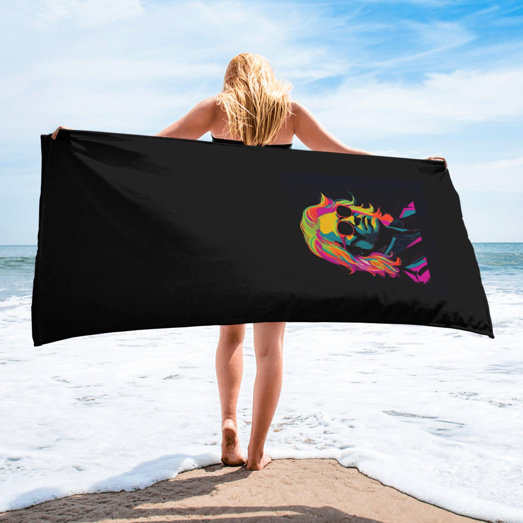 Abstract Elegance Bath Towel - Beyond T-shirts