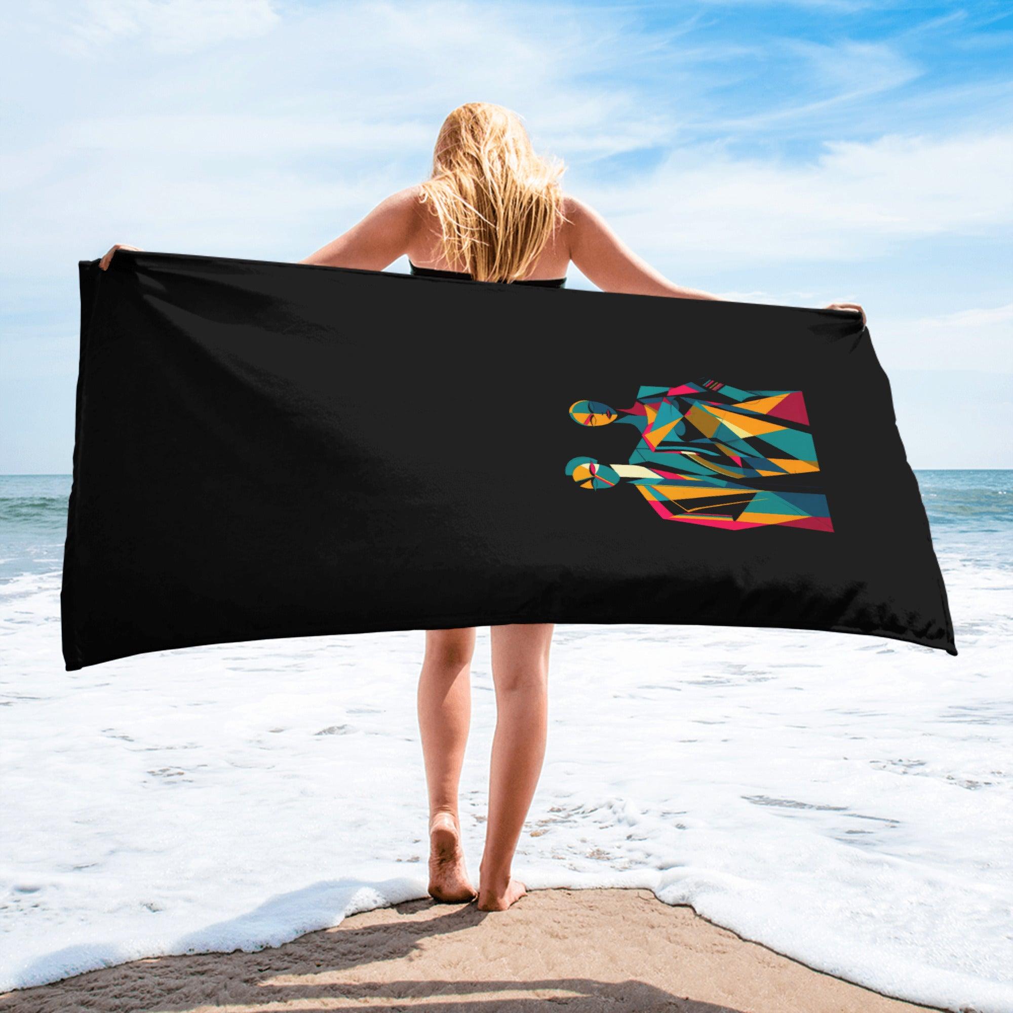 Graffiti Chic Bath Towel - Beyond T-shirts