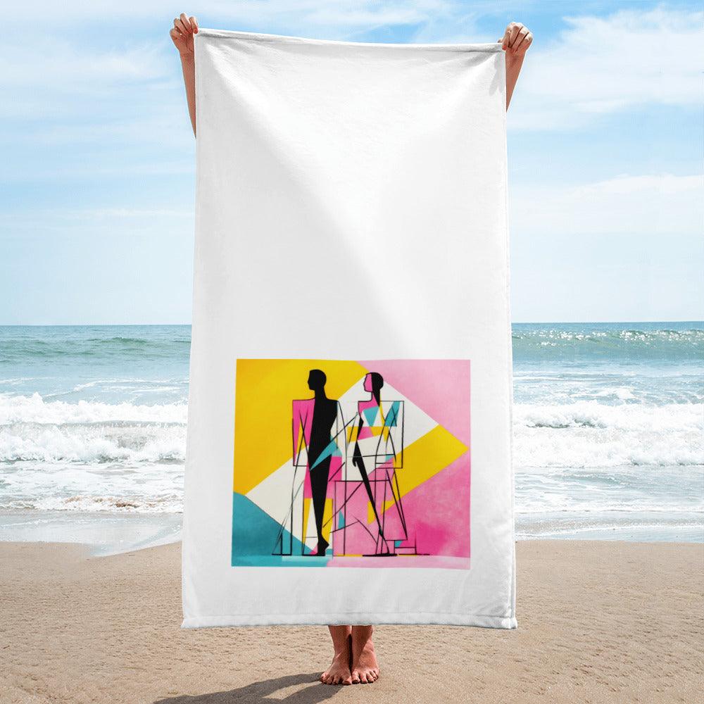 Fashionista's Palette Bath Towel - Beyond T-shirts