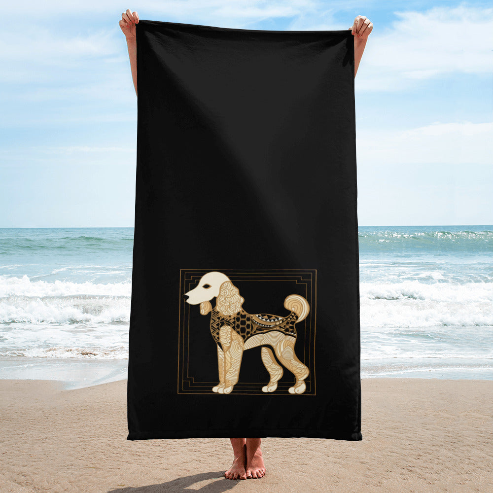 Bulldog’s Bold Bathing Towel