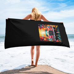 Sleek Sedan Serenity Bath Towel