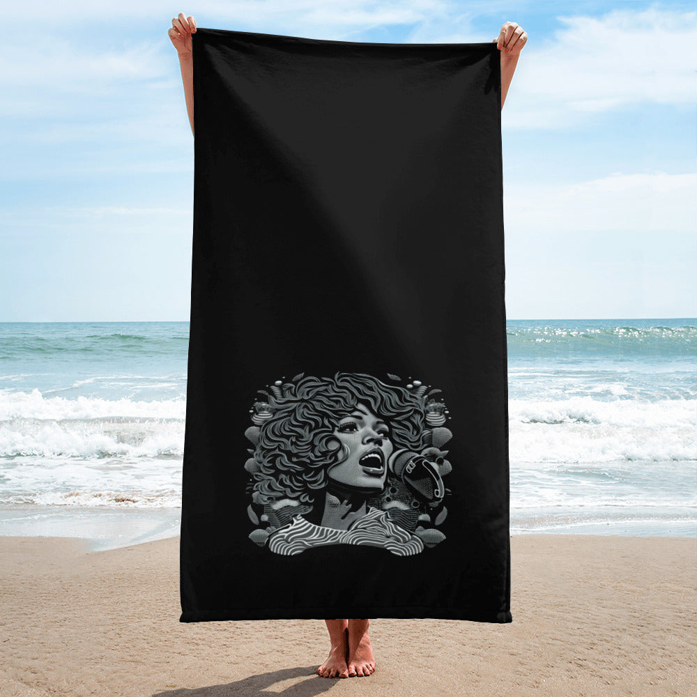 Folklore Fabric Bath Towel