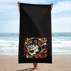 Folklore Fabric Musical Bath Towel