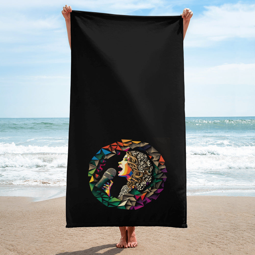 Vocal Harmony Bath Towel