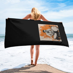 Monochrome Minimalism Bath Towel