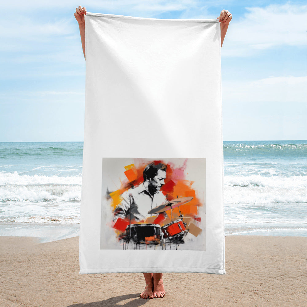 Earthy Abstraction Bath Towel