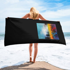 Island Paradise Landscape Bath Towel