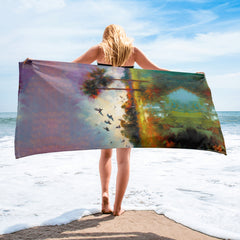 Sunset Horizon Bath Towel