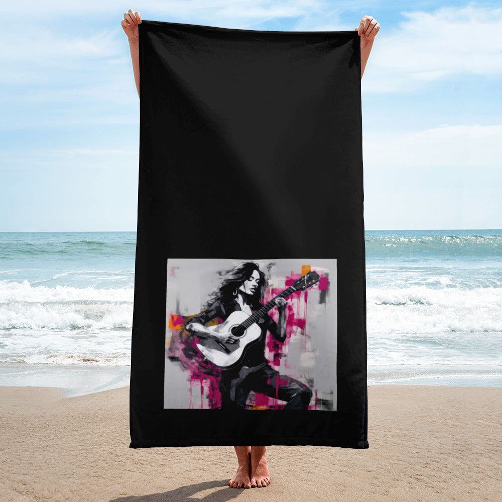 Elegant Abstraction Bath Towel