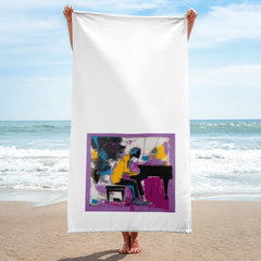 Abstract Exploration Bath Towel