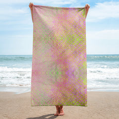 Sateen Serenity Texture Premium Bath Towel