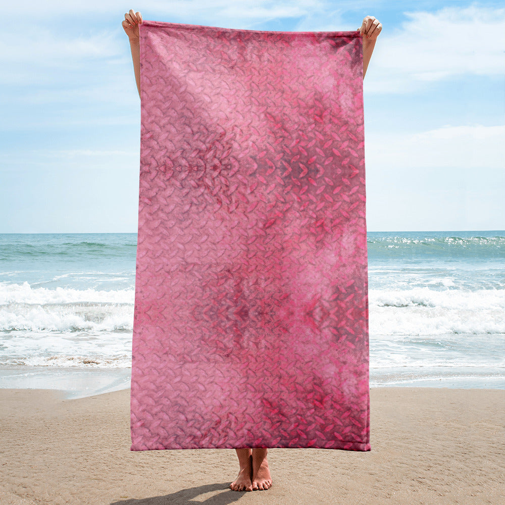 Velvet Wave Texture Premium Bath Towel