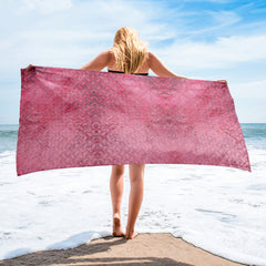 Velvet Wave Texture Premium Bath Towel
