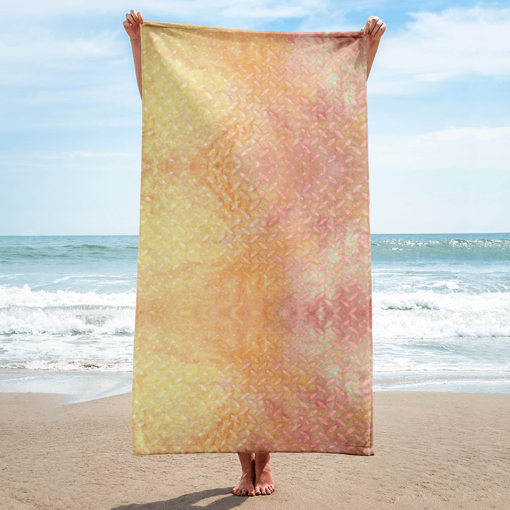 Sateen Serenity Texture Premium Bath Towel