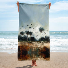 Serene Sunset Bath Towel