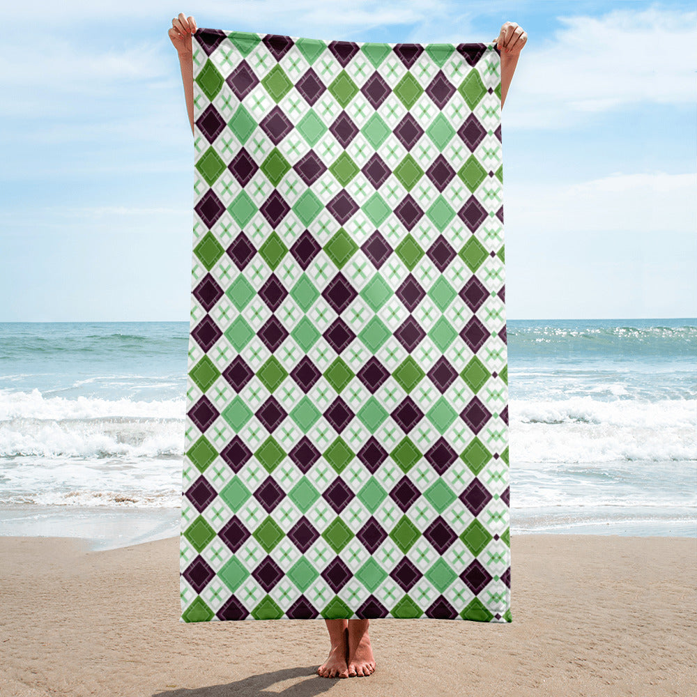 Radiant Diamonds Bath Towel