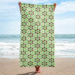 Radiant Kaleidoscope Bath Towel