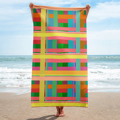 Ultra-soft towel with a dazzling psychedelic design, perfect for adding a splash of color to your routine.